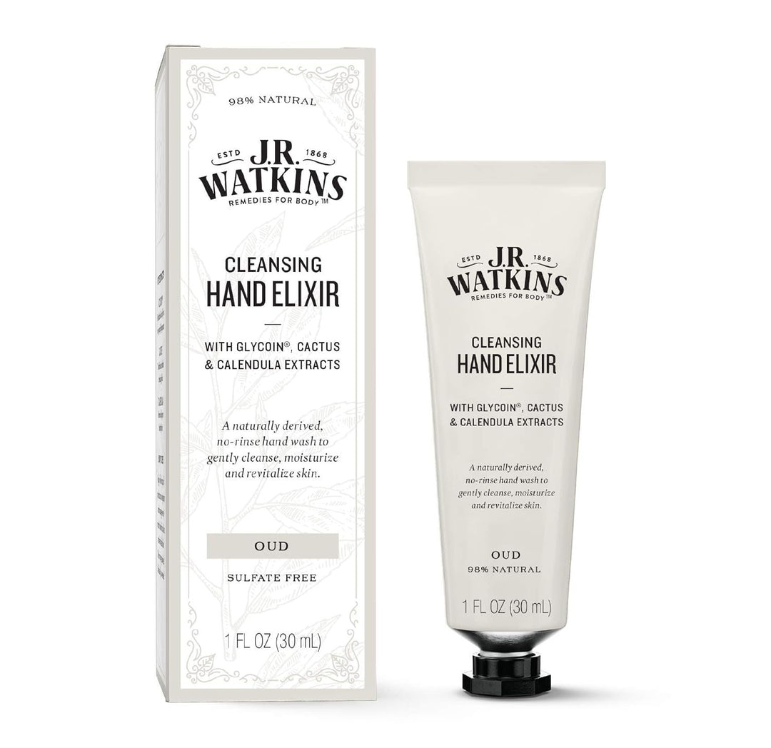 48 PIECE LOT - J.R. WATKINS CLEANSING HAND ELIXIR 1 OZ - OUD