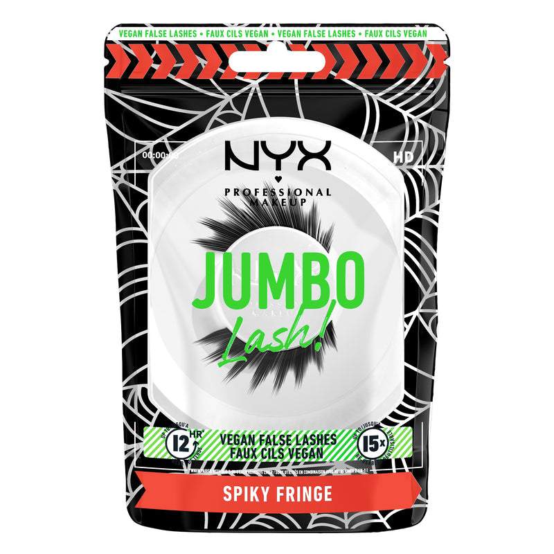 72 PIECE LOT - NYX COSMETICS JUMBO LASH! VEGAN FALSE LASHES - SPIKY FRINGE