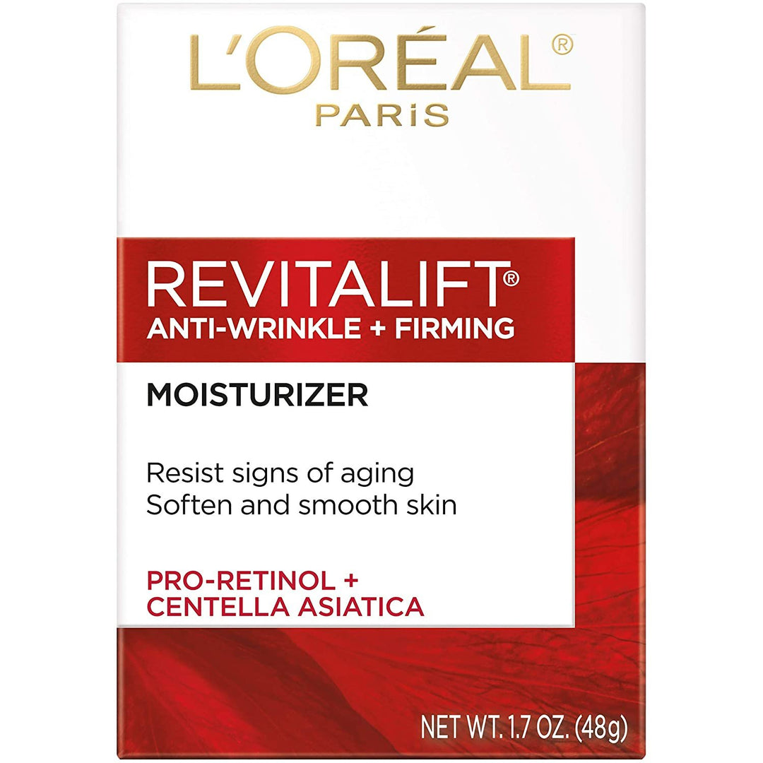 48 PIECE LOT - LOREAL PARIS REVITALIFT ANTI-WRINKLE + FIRMING FACE AND NECK MOISTURIZER 1.7 OZ