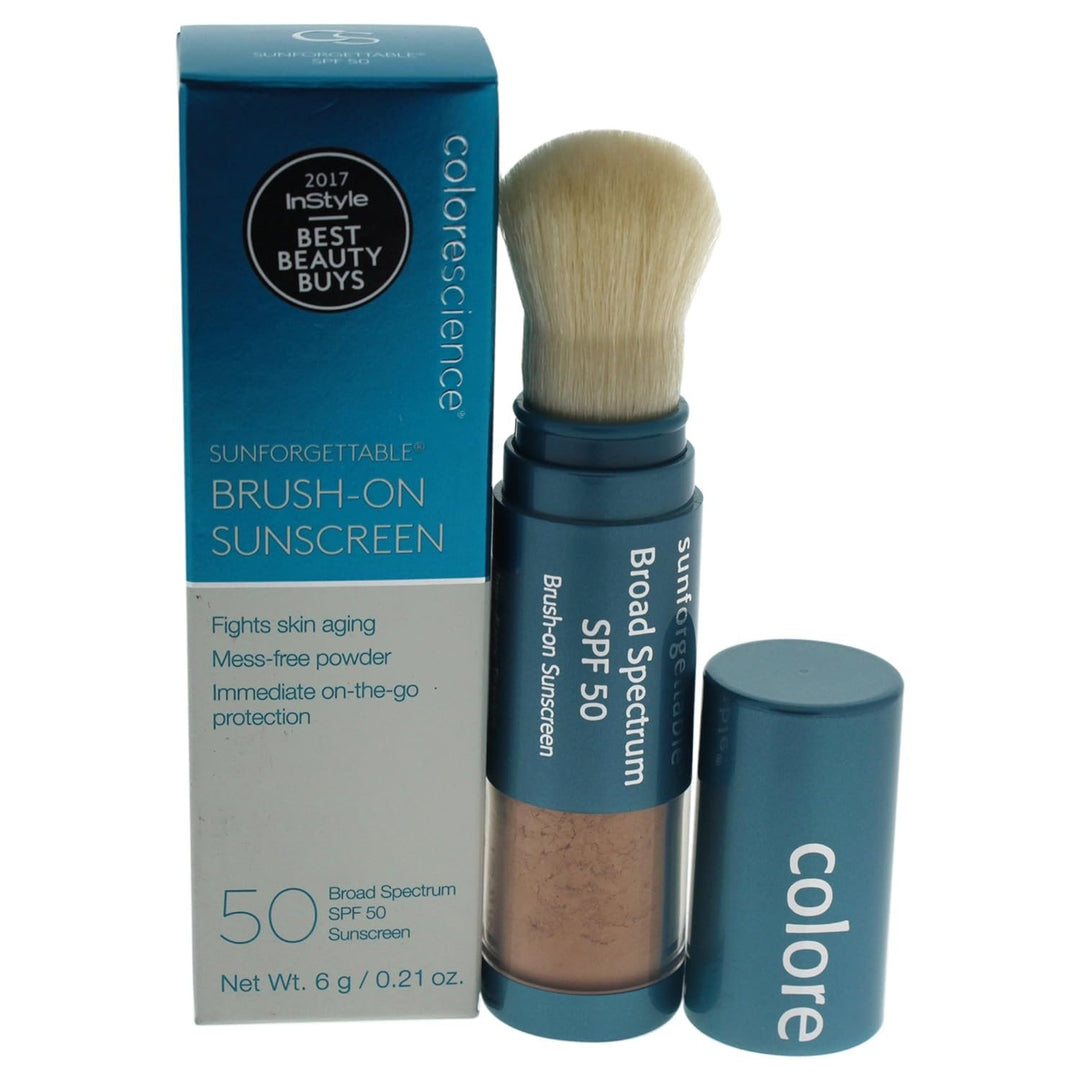 48 PIECE LOT - COLORSCIENCE SUNFORGETTABLE BRUSH ON SUNSCREEN SPF 50, 0.21 OZ - MEDIUM