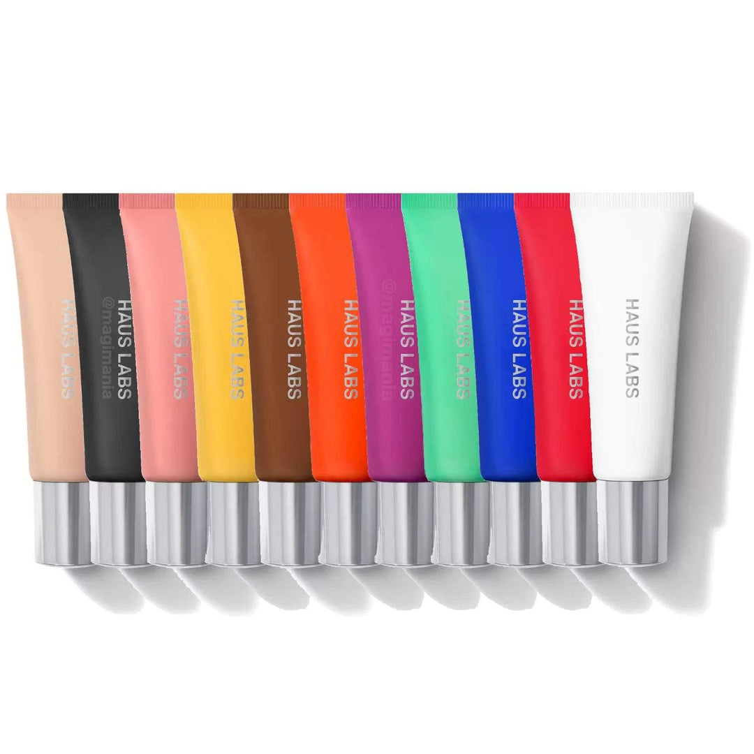 50 PIECE LOT - HAUS LABS HY-POWER PIGMENT PAINT 0.25 OZ - ASSORTED SHADES