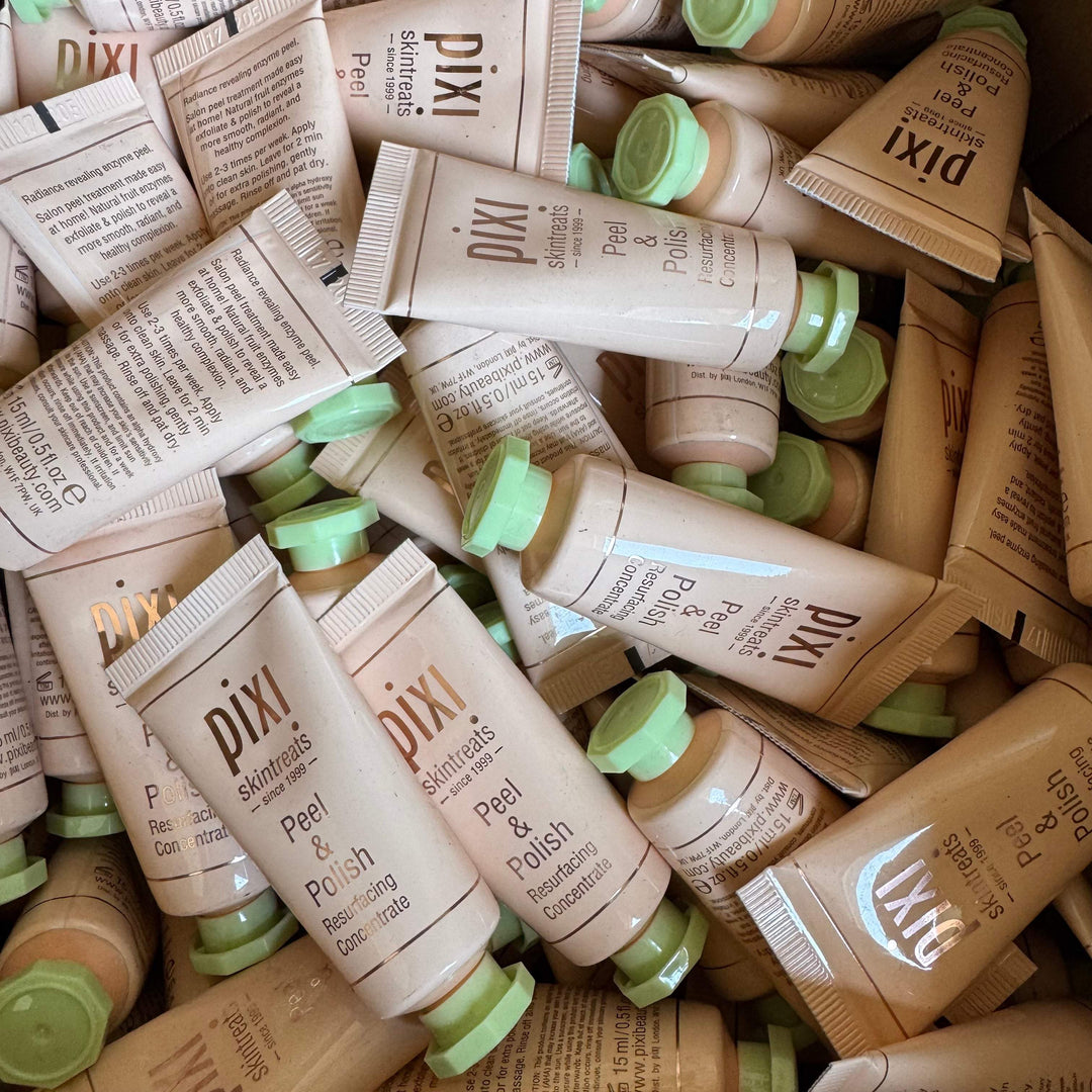 100 PIECE LOT - PIXI SKINTREATS PEEL & POLISH RESURFACTING CONCENTRATE 0.5 OZ