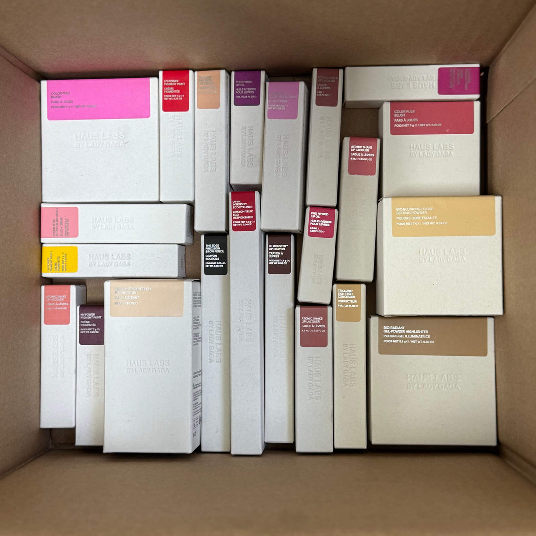 50 PIECE LOT - HAUS LABS BY LADY GAGA ASSORTED COSMETICS LOT