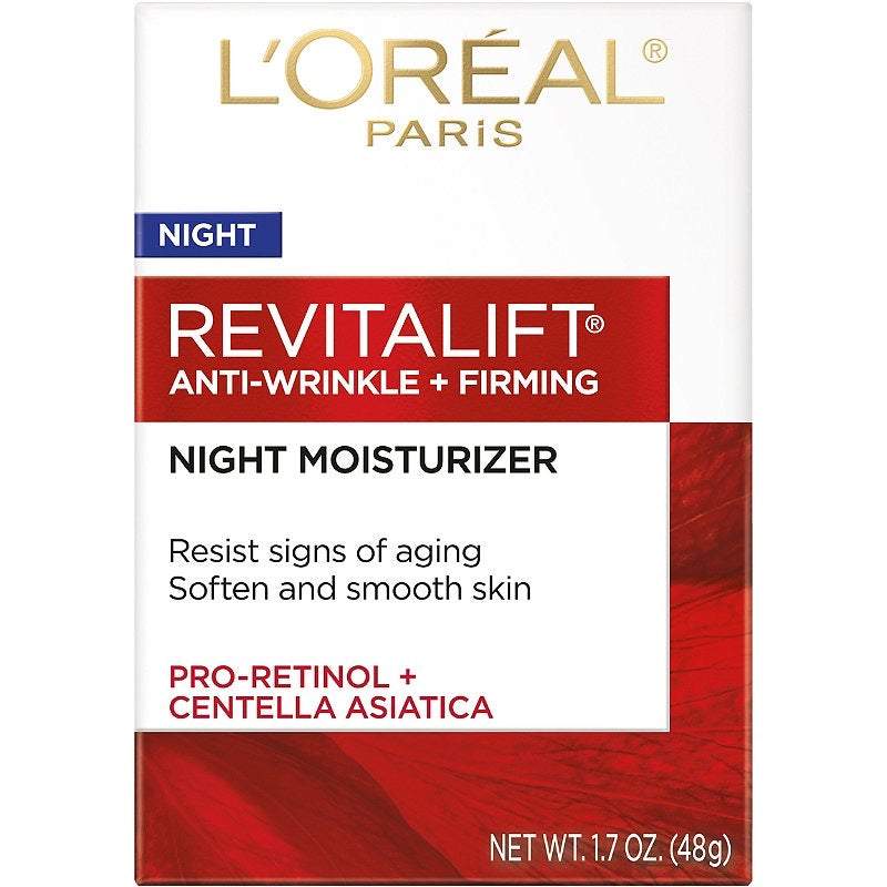 48 PIECE LOT - LOREAL REVITALIFT ANTI-WRINKLE + FIRMING NIGHT MOISTURIZER 1.7 OZ