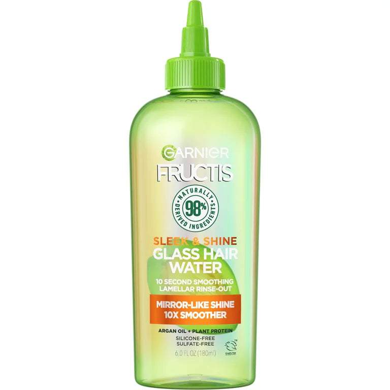 48 PIECE LOT - GARNIER FRUCTIS SLEEK & SHINE GLASS HAIR WATER 6 OZ