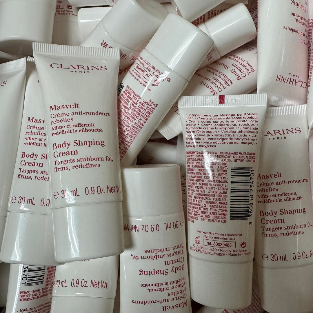 50 PIECE LOT - CLARINS MASVELT BODY SHAPING CREAM 30ml / 0.9 OZ