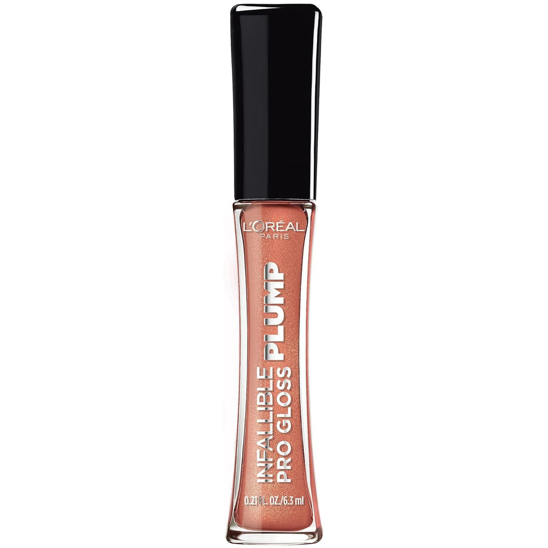 72 PIECE LOT - LOREAL INFALLIBLE PRO GLOSS PLUMP LIP GLOSS 0.21 OZ - LUCID GLOW