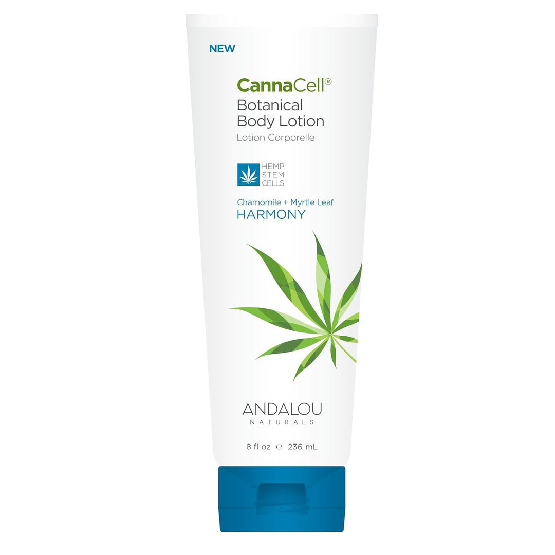 48 PIECE LOT - ANDALOU NATURALS CANNACELL BOTANICAL BODY LOTION 8 OZ - HARMONY