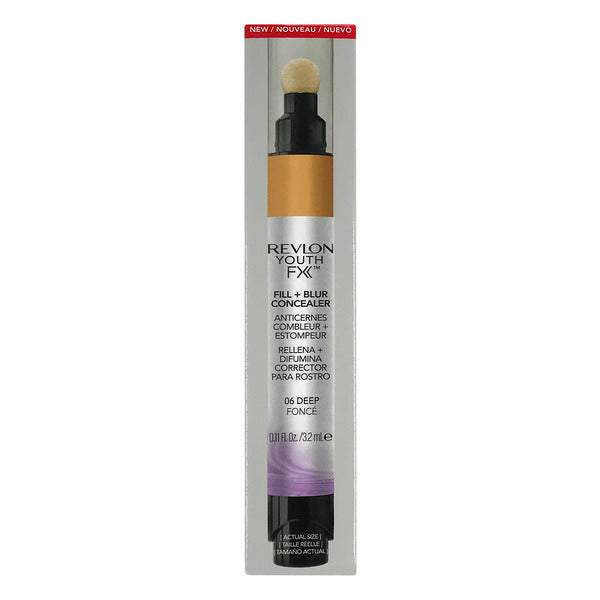 48 PIECE LOT - REVLON YOUTH FX FILL + BLUR CONCEALER 0.11 OZ - DEEP 06