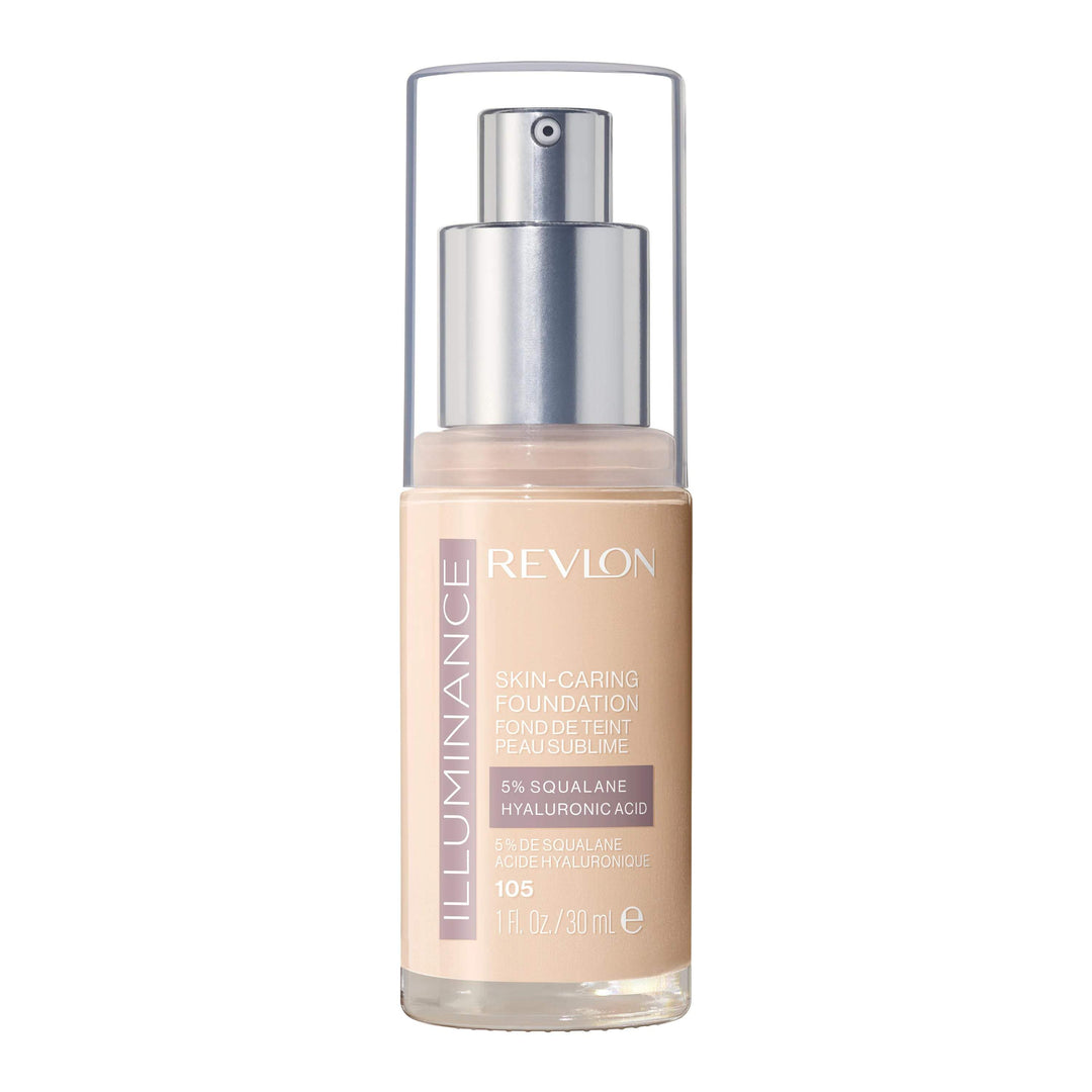 48 PIECE LOT - REVLON ILLUMINANCE SKIN-CARING FOUNDATION 1 OZ - CREAM IVORY 105