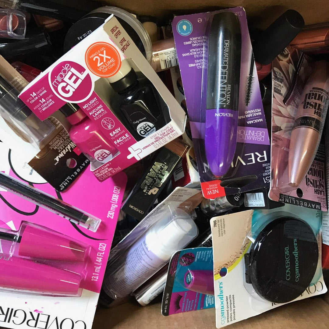 100 PIECE LOT - ASSORTED BRAND NAME COSMETICS LOT