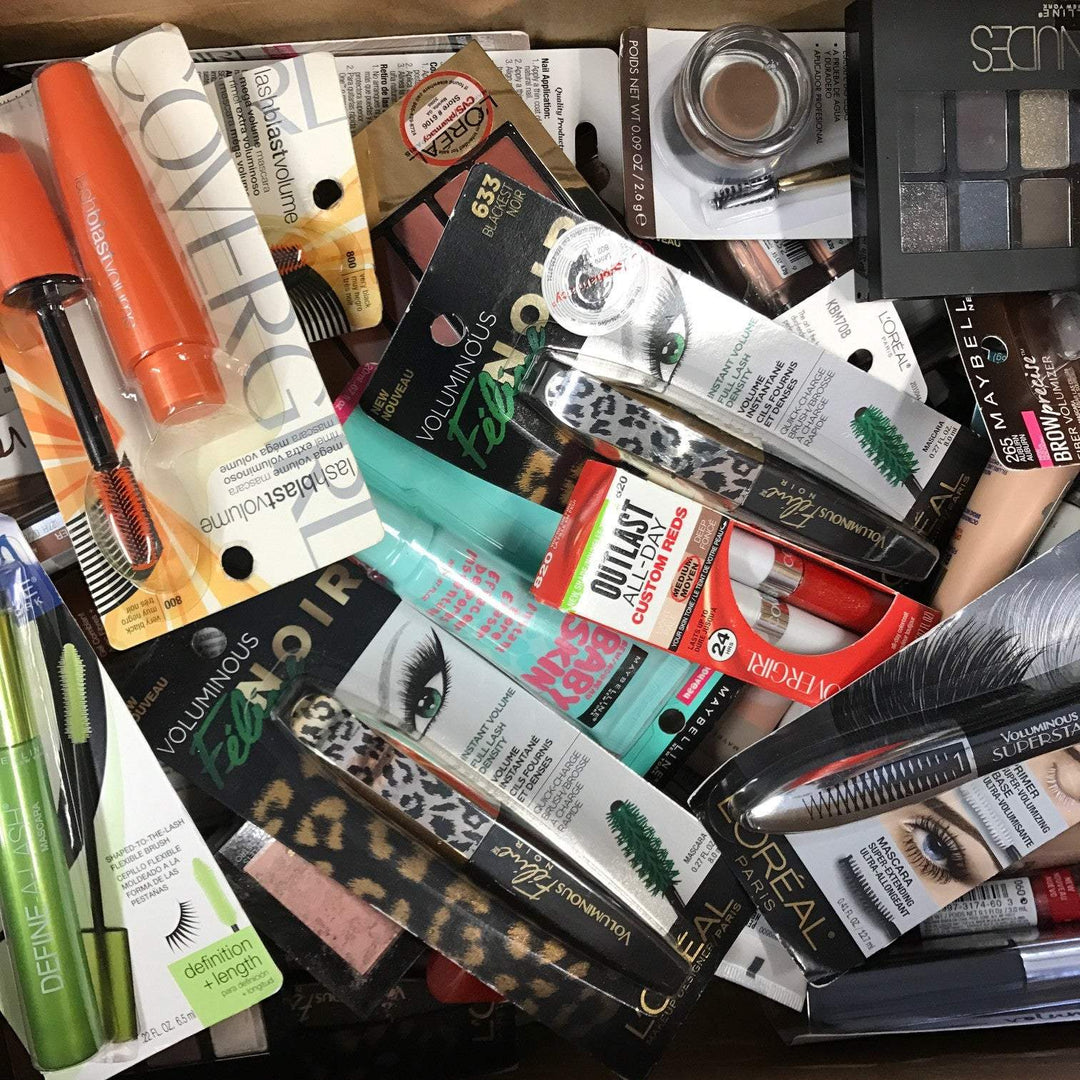 100 PIECE LOT - ASSORTED BRAND NAME COSMETICS LOT