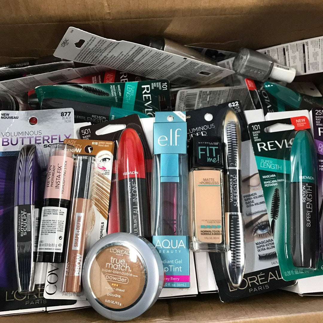 100 PIECE LOT - ASSORTED BRAND NAME COSMETICS LOT